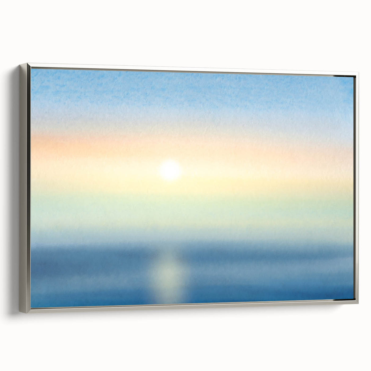Black and White Minimalist Landscapes – Soft Coastal Horizon Glow