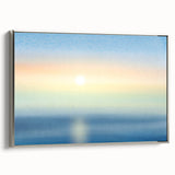 Black and White Minimalist Landscapes – Soft Coastal Horizon Glow