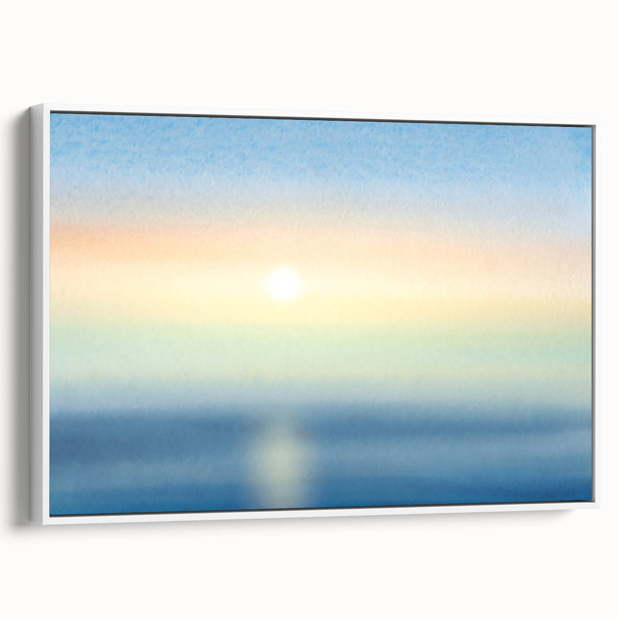 Black and White Minimalist Landscapes – Soft Coastal Horizon Glow