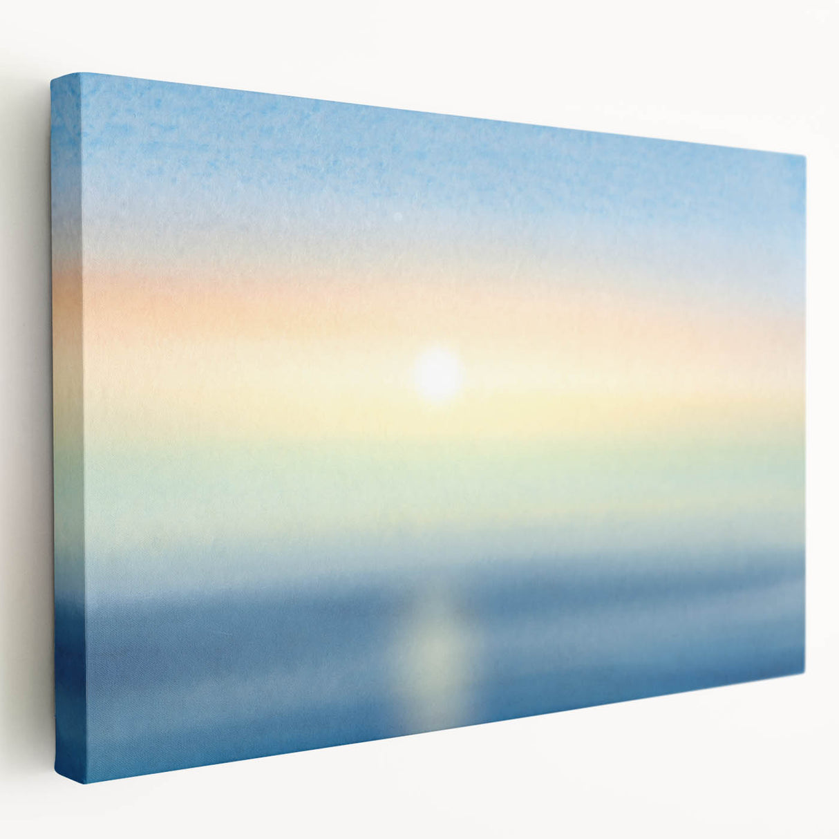 Black and White Minimalist Landscapes – Soft Coastal Horizon Glow