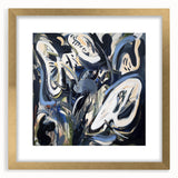 Abstract Art for Sale - Bold Black & Blue Contemporary Painting