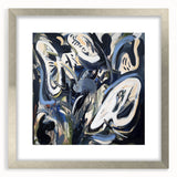 Abstract Art for Sale - Bold Black & Blue Contemporary Painting