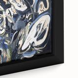 Abstract Art for Sale - Bold Black & Blue Contemporary Painting
