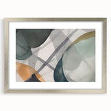 Abstract Canvas Wall Art – Contemporary Painting in Green & Beige