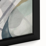 Abstract Canvas Wall Art – Contemporary Painting in Green & Beige