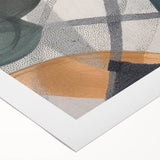 Abstract Canvas Wall Art – Contemporary Painting in Green & Beige