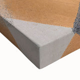 Abstract Canvas Wall Art – Contemporary Painting in Green & Beige