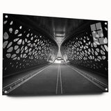Modern Urban Landscape Art - Abstract City Tunnel Photography