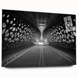 Modern Urban Landscape Art - Abstract City Tunnel Photography