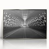Modern Urban Landscape Art - Abstract City Tunnel Photography