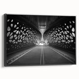 Modern Urban Landscape Art - Abstract City Tunnel Photography