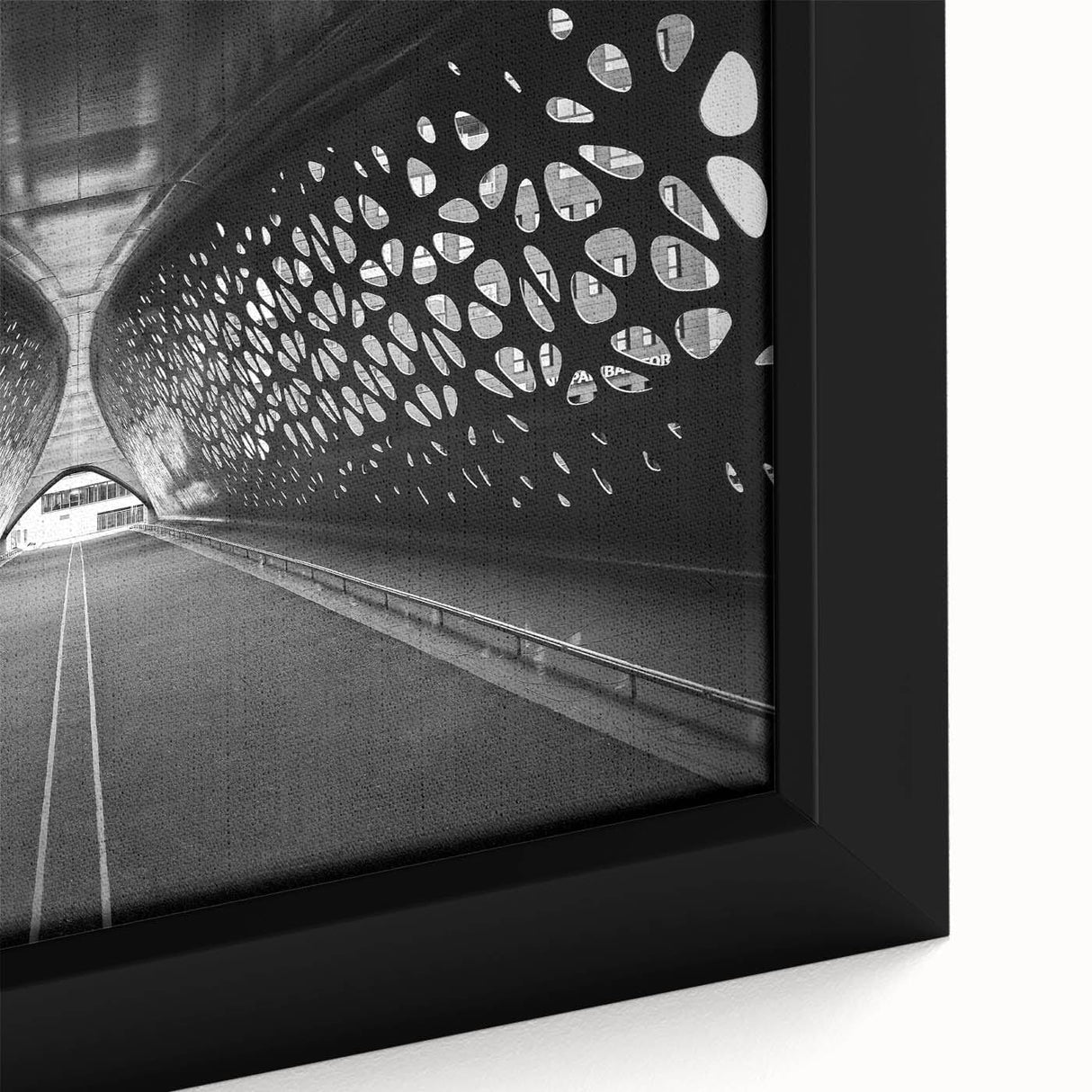 Modern Urban Landscape Art - Abstract City Tunnel Photography