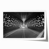 Modern Urban Landscape Art - Abstract City Tunnel Photography