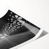 Modern Urban Landscape Art - Abstract City Tunnel Photography