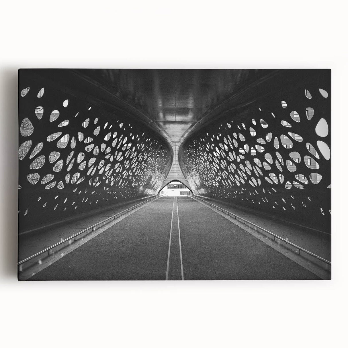 Modern Urban Landscape Art - Abstract City Tunnel Photography