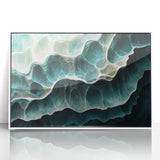 Abyss Layers – Fluid Abstract Art Collection in Teal and Green