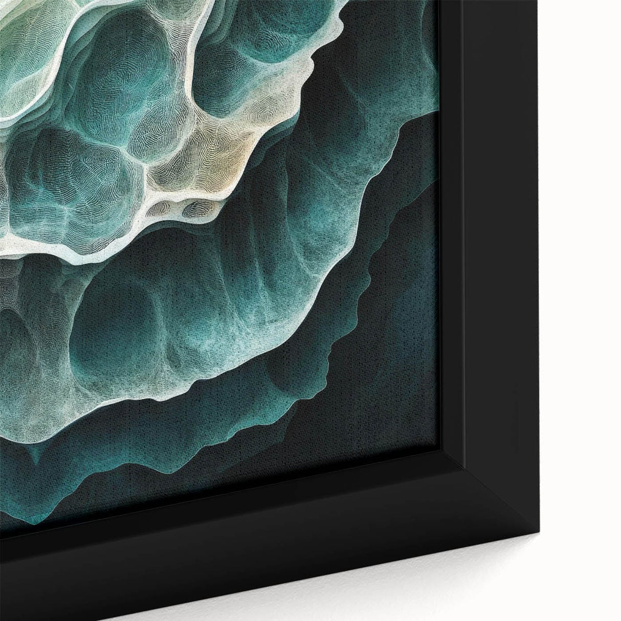 Abyss Layers – Fluid Abstract Art Collection in Teal and Green
