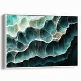 Abyss Layers – Fluid Abstract Art Collection in Teal and Green