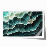 Abyss Layers – Fluid Abstract Art Collection in Teal and Green