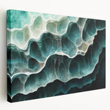 Abyss Layers – Fluid Abstract Art Collection in Teal and Green