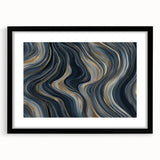 Modern Black and Gold Abstract Wall Art - Luxury Canvas Print