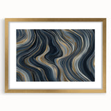 Modern Black and Gold Abstract Wall Art - Luxury Canvas Print