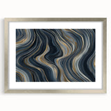Modern Black and Gold Abstract Wall Art - Luxury Canvas Print