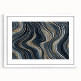 Modern Black and Gold Abstract Wall Art - Luxury Canvas Print