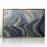Modern Black and Gold Abstract Wall Art - Luxury Canvas Print