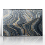 Modern Black and Gold Abstract Wall Art - Luxury Canvas Print