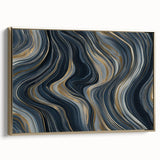 Modern Black and Gold Abstract Wall Art - Luxury Canvas Print