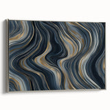 Modern Black and Gold Abstract Wall Art - Luxury Canvas Print