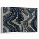 Modern Black and Gold Abstract Wall Art - Luxury Canvas Print
