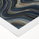 Modern Black and Gold Abstract Wall Art - Luxury Canvas Print