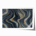 Modern Black and Gold Abstract Wall Art - Luxury Canvas Print