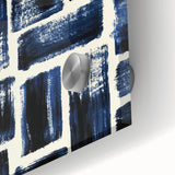 Earthen Harmony Abstracts – Royal Blue & Black Modern Wall Art