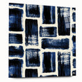 Earthen Harmony Abstracts – Royal Blue & Black Modern Wall Art