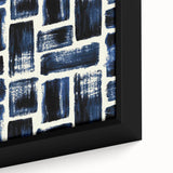 Earthen Harmony Abstracts – Royal Blue & Black Modern Wall Art