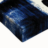 Earthen Harmony Abstracts – Royal Blue & Black Modern Wall Art