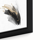 Abstract Geometric Framed Wall Art – Minimalist Design in Monochrome