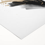 Abstract Geometric Framed Wall Art – Minimalist Design in Monochrome