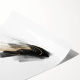 Abstract Geometric Framed Wall Art – Minimalist Design in Monochrome