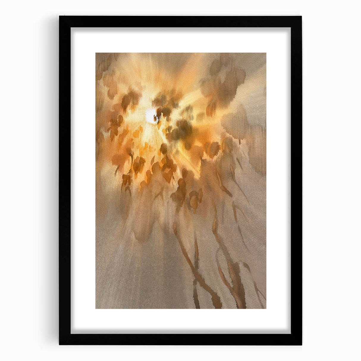 Serene Sunset Wall Art – Peaceful Countryside Prints for Decor