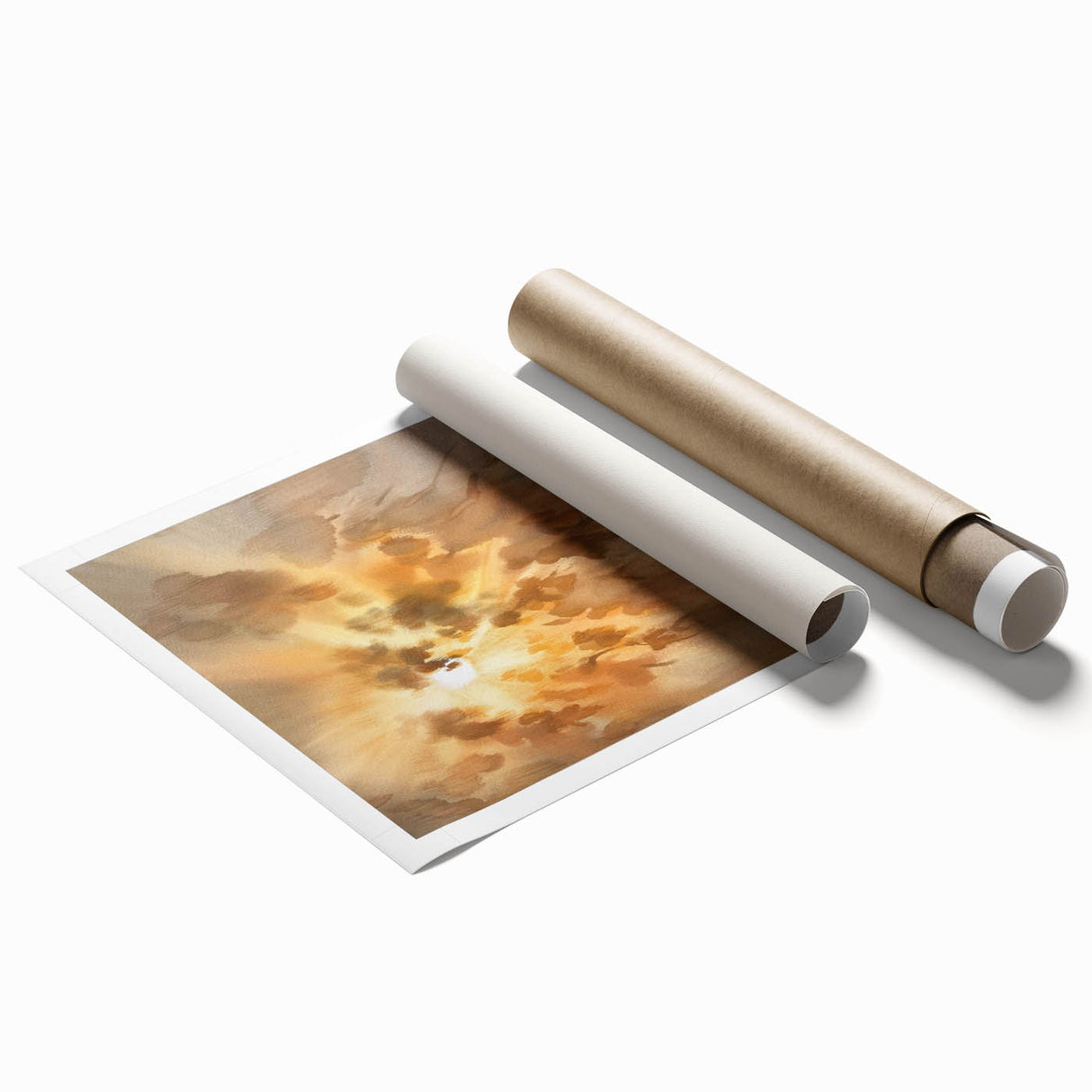 Serene Sunset Wall Art – Peaceful Countryside Prints for Decor