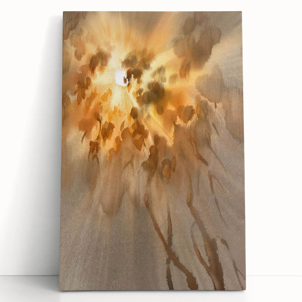 Serene Sunset Wall Art – Peaceful Countryside Prints for Decor