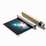 Contemporary City Wall Decor - Moody Winter Urban Scene Print