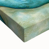 Serene Currents – Abstract Fluid Canvas Art in Blue and Mint Tones