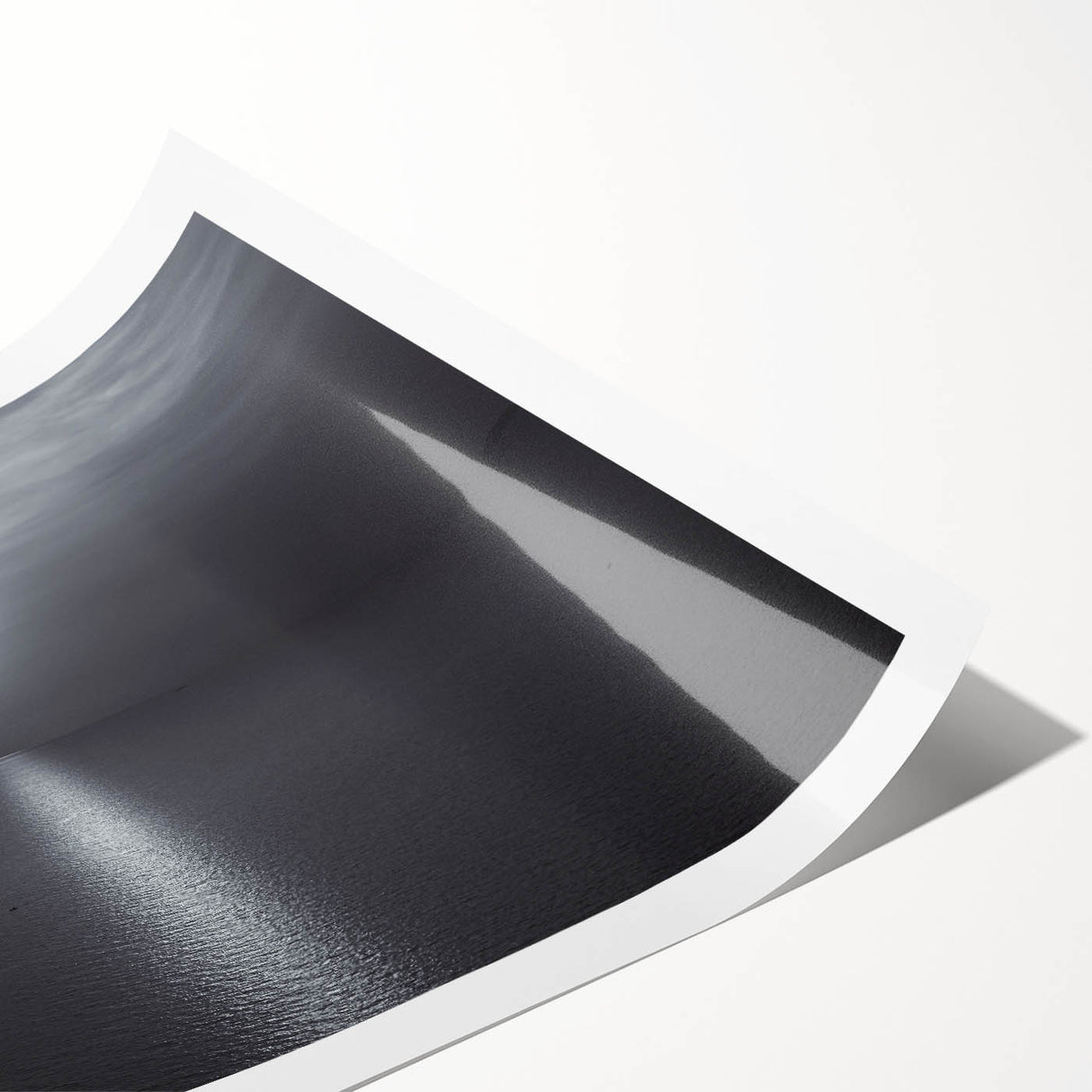 Modern Minimalist Landscape Prints – Monochrome Ocean Horizon
