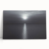 Modern Minimalist Landscape Prints – Monochrome Ocean Horizon