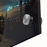 Urban Skyline Canvas Prints - Golden City Night Photography